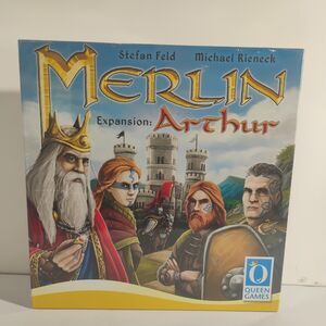 NEW Merlin Arthur Expansion Stefan Feld (Queen Games, 2018)